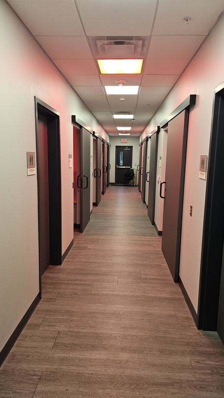 Corridor lighting in alert state